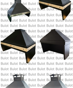 Alternative view of Campana para Quincho Negra Curva